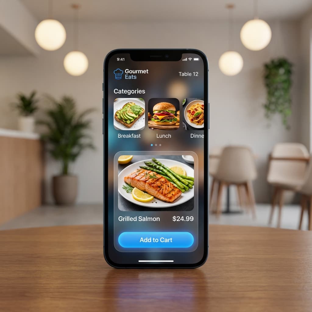 Digital Menu Showcase